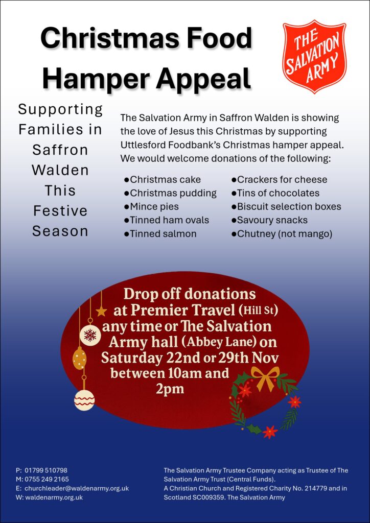 Christmas Food Hamper Appeal poster